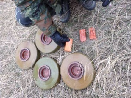 СБУ обнаружила в Мариуполе тайник с боеприпасами