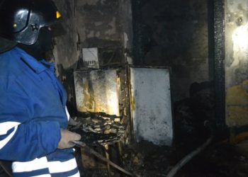 В пожаре в Одесском общежитии пострадали четыре студента