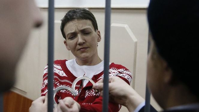 Российские пограничники отобрали у Веры Савченко книги
