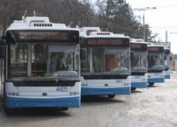 В Симферополе прекращено движение троллейбусов