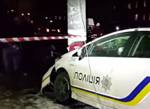 Видео с места масштабного ДТП в Киеве появилось в сети