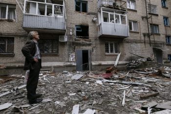 В штабе АТО сообщили об обстреле жилых районов Авдеевки