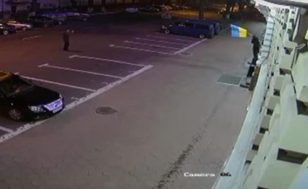 Со здания Национальной полиции в Одессе сняли флаг Украины