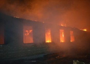 В Одесской области в воинской части горела казарма