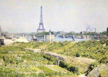 В интернете показали цветные фото Парижа 100-летней давности