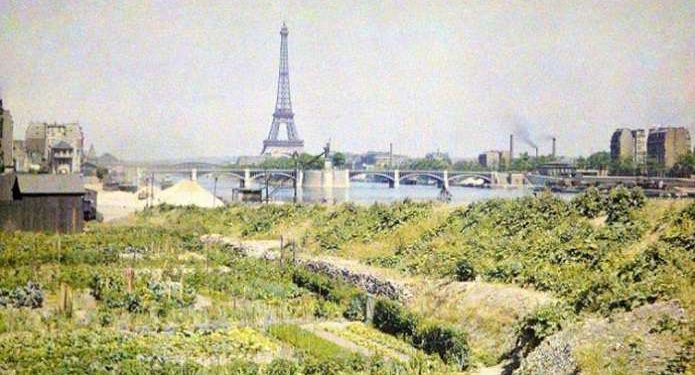 В интернете показали цветные фото Парижа 100-летней давности