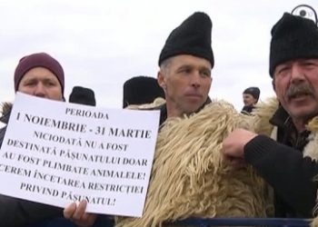 Разъяренные пастухи ворвались в парламент Румынии