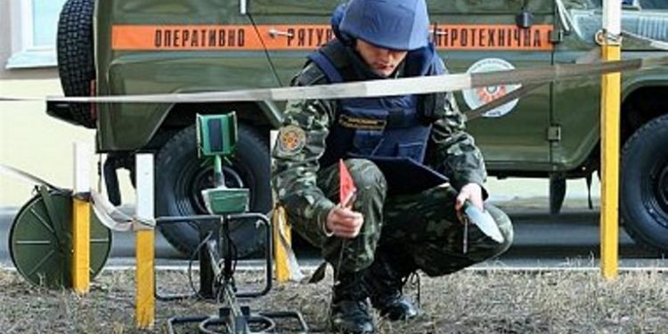 На артбазе возле Новобогдановки солдат подорвался на боеприпасе