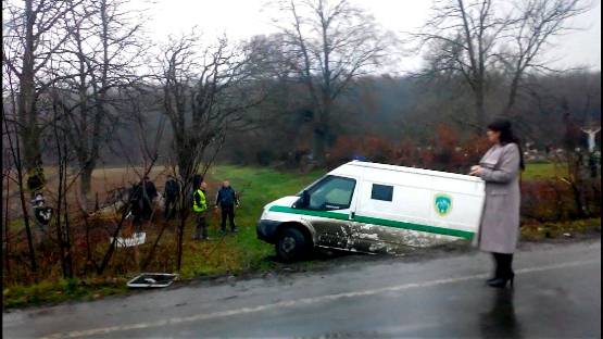 В Закарпатской области авто инкассаторов «Ощадбанка» попало в ДТП