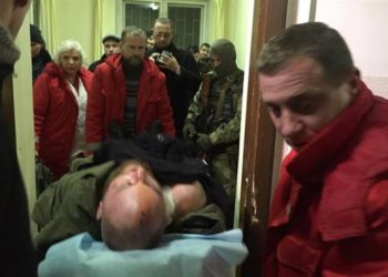 Появилось видео потасовки на Драгобрате