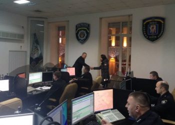 В новогоднюю ночь Хатия Деканоидзе патрулировала центр Киева