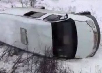 В Донецке перевернулся автобус с сепаратистами, - пресса