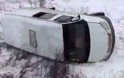 В Донецке перевернулся автобус с сепаратистами, - пресса
