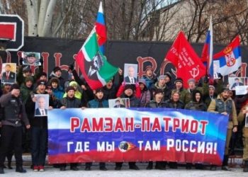 «Байкеры Путина» провели акцию в поддержку Кадырова
