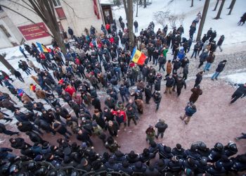 В Молдове начались протесты против нового правительства