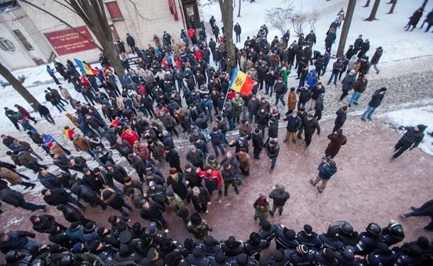 В Молдове начались протесты против нового правительства