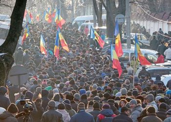 В Кишиневе мобилизованы все подразделения МВД в связи с протестами