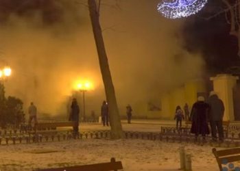 В Одессе горел кинотеатр