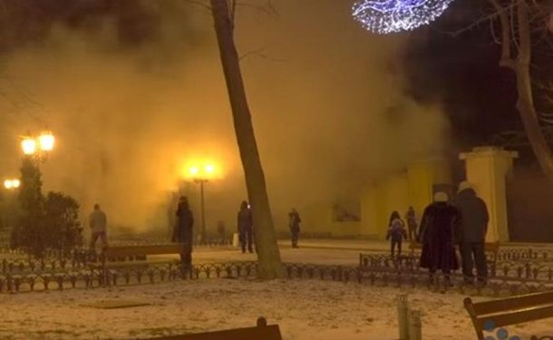 В Одессе горел кинотеатр