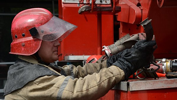 В Москве на территории военной части горела церковь