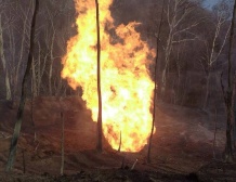 В Закарпатской области горит магистральный газопровод «Союз»