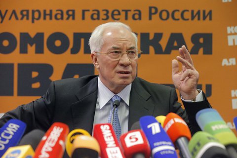 Крым никогда не входил в состав Украины, -Азаров