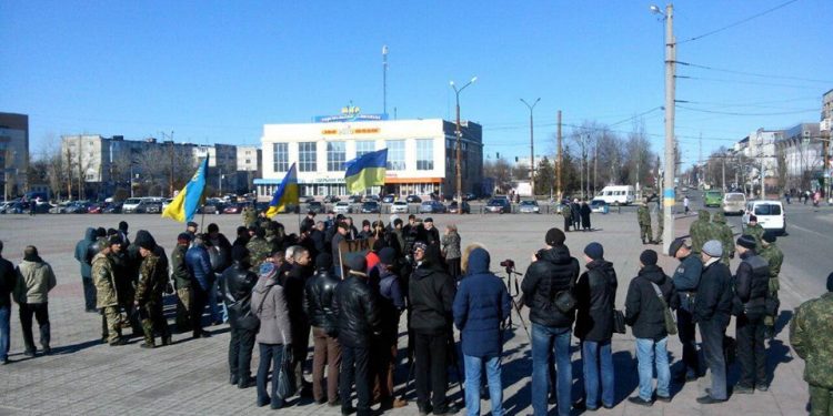 В Северодонецке митинговали за отставку Туки