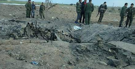 Появились первые фото с места взрыва в сирийской провинции Хама