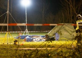 В Германии упал полицейский вертолет, есть погибшие