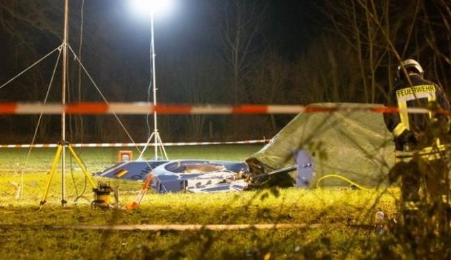 В Германии упал полицейский вертолет, есть погибшие