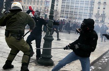 СМИ: Забастовка в Греции собрала 40 тысяч людей
