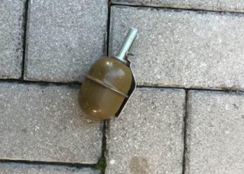 Во дворе дома судьи в Константиновке нашли гранату