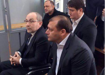 Кернес и Добкин приехали на место убийства Демента