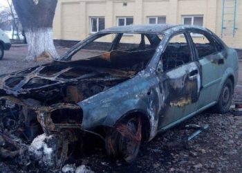 Неизвестные сожгли авто директора КП «Плесо»