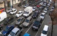 В Киеве неизвестные устроили стрельбу в пробке