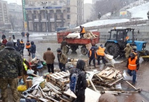 В центре Киева демонтировали последнюю палатку «третьего майдана», - СМИ