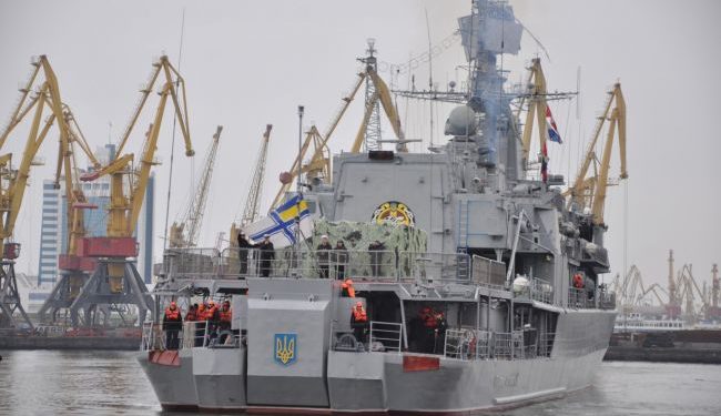 В Одессу после военных учений с Турцией прибыли корабли ВМС