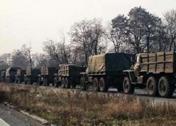 На Донбасс перебросили оружие в сопровождении российских военных