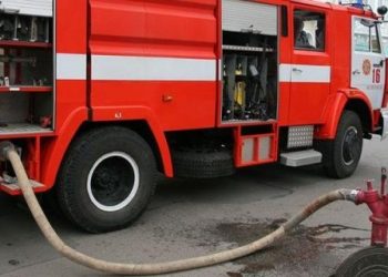 В Ровенской области случился пожар в торговом центре