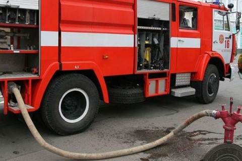 В Ровенской области случился пожар в торговом центре
