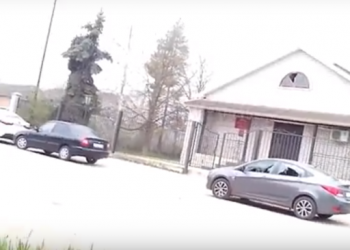 Опубликовано видео с места взрыва возле ОВД в Ставрополье