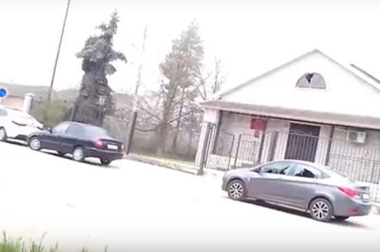 Опубликовано видео с места взрыва возле ОВД в Ставрополье