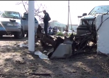 В Херсонской области днем взорвался автомобиль, погиб человек