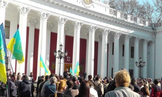 В Одессе продолжается второй "Майдан"