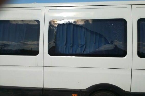 Одесская полиция разыскивает хулиганов, обстрелявших пассажирский микроавтобус