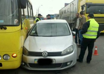 В Киеве пьяные оперативники устроили ДТП