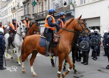 В Брюсселе прошел антиисламистский митинг