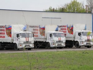 Путинский «гумконвой» прибыл на границу с Донбассом