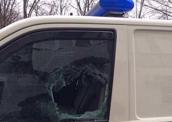 В Запорожской области неизвестные обстреляли машину инкассаторов