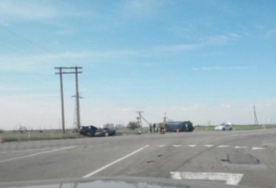 Опубликовано видео с места ДТП на повороте на Кирилловку
